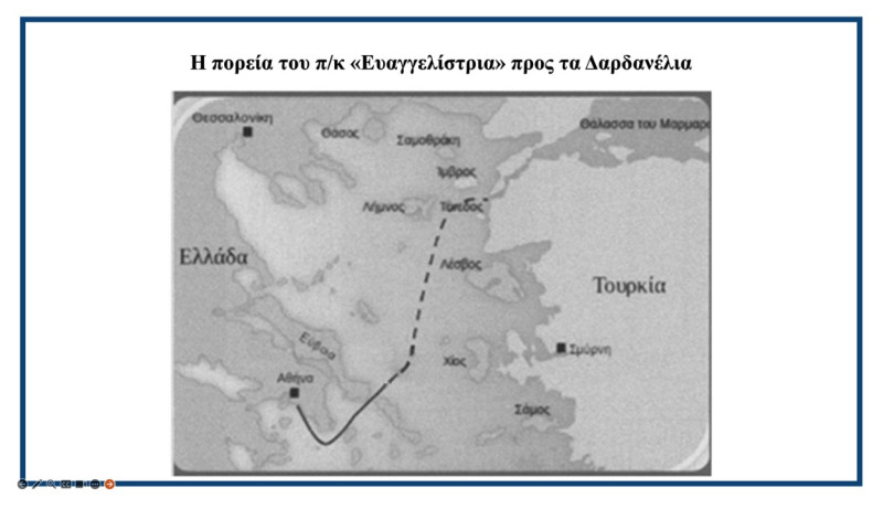 Η πορεία του «Ευαγγελίστρια»